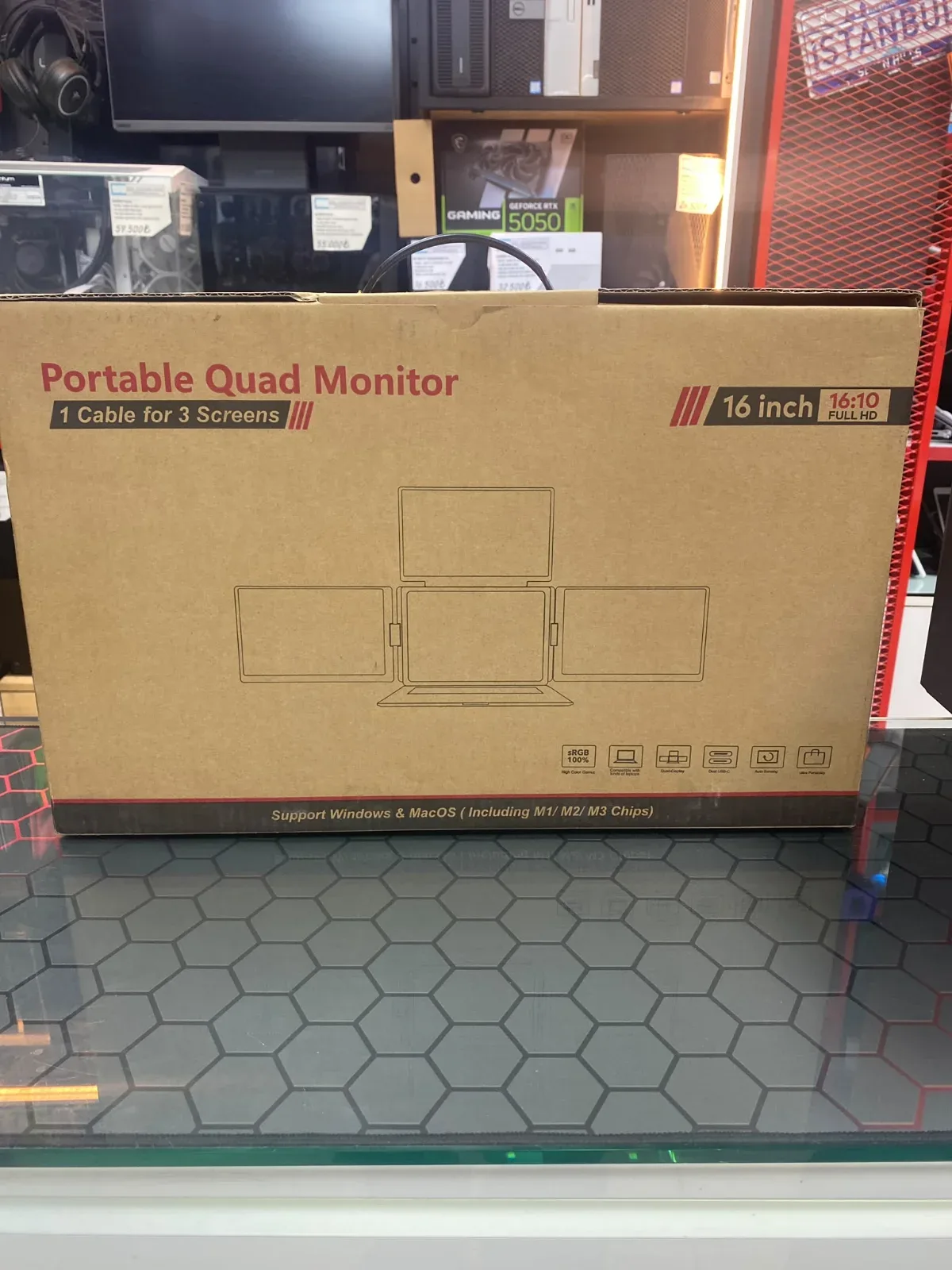 PORTABLE QUAD MONİTÖR
