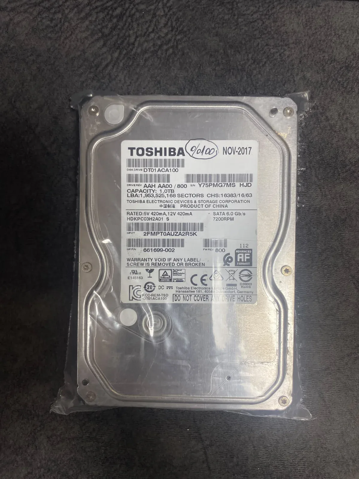 1 TB HARDDİSK